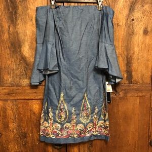 Nicole Miller chambray dress